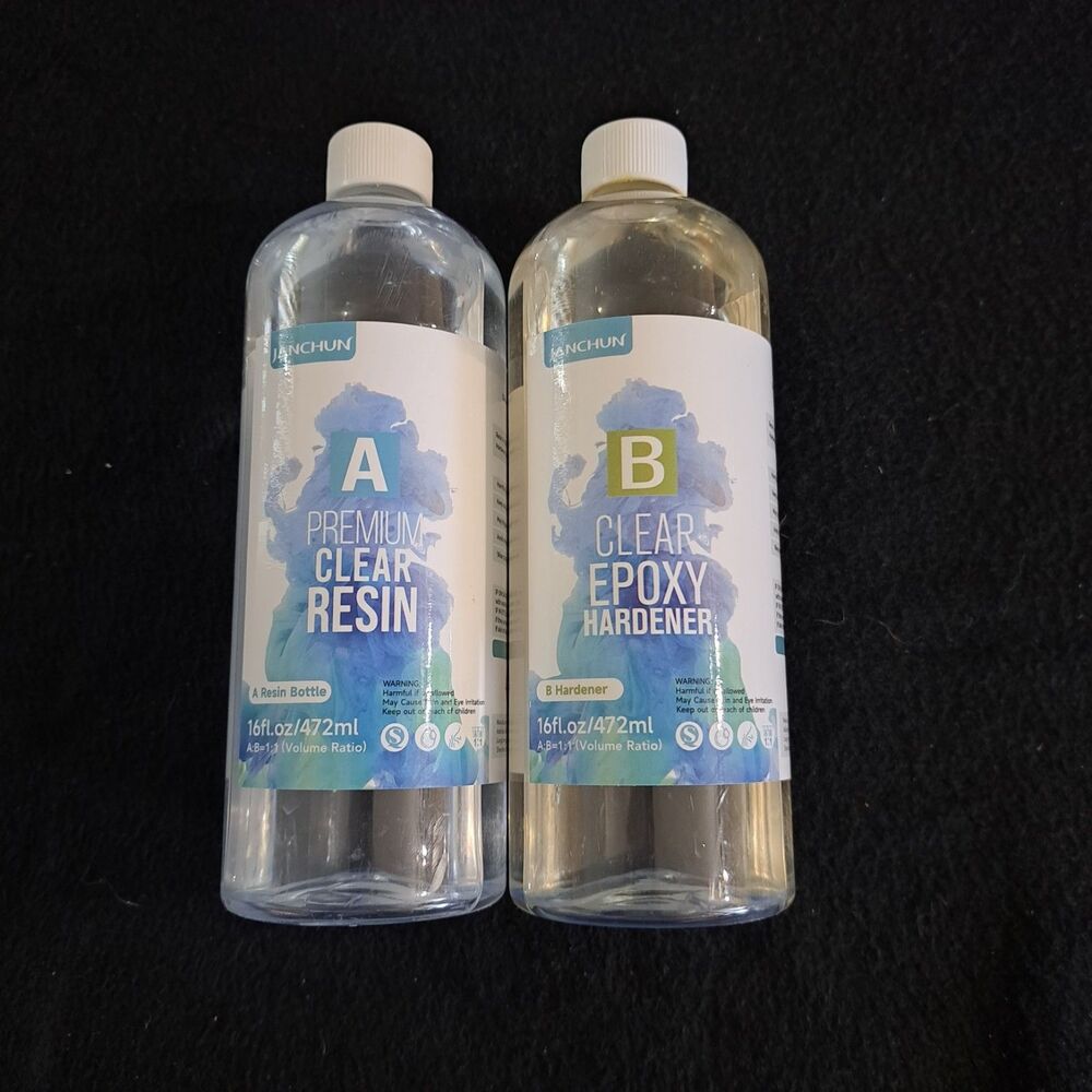 16 Oz Premium Clear Epoxy Resin Kit Casting and Coating for River Table Tops